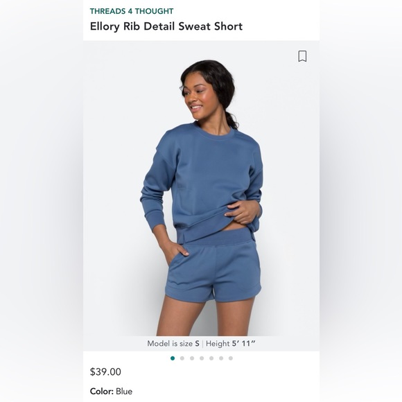 Thread 4 Thought - Ribbed Short only - Picture 1 of 1